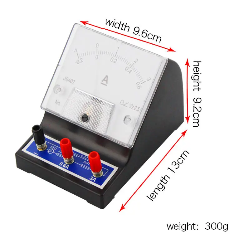 Students Analog DC Ammeter and Digital DC Voltmeter Physical Experiment Electrical Circuit Equipment Voltage Meters