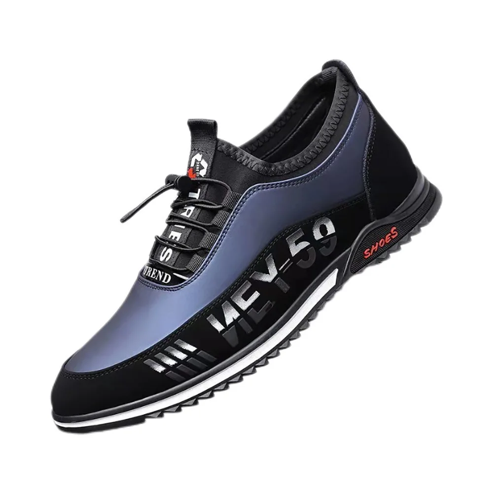 Men's Autumn Simple Breathable Office Shoes 2025 Custom logo Casual Business Men's Shoes PU Leather Shoes