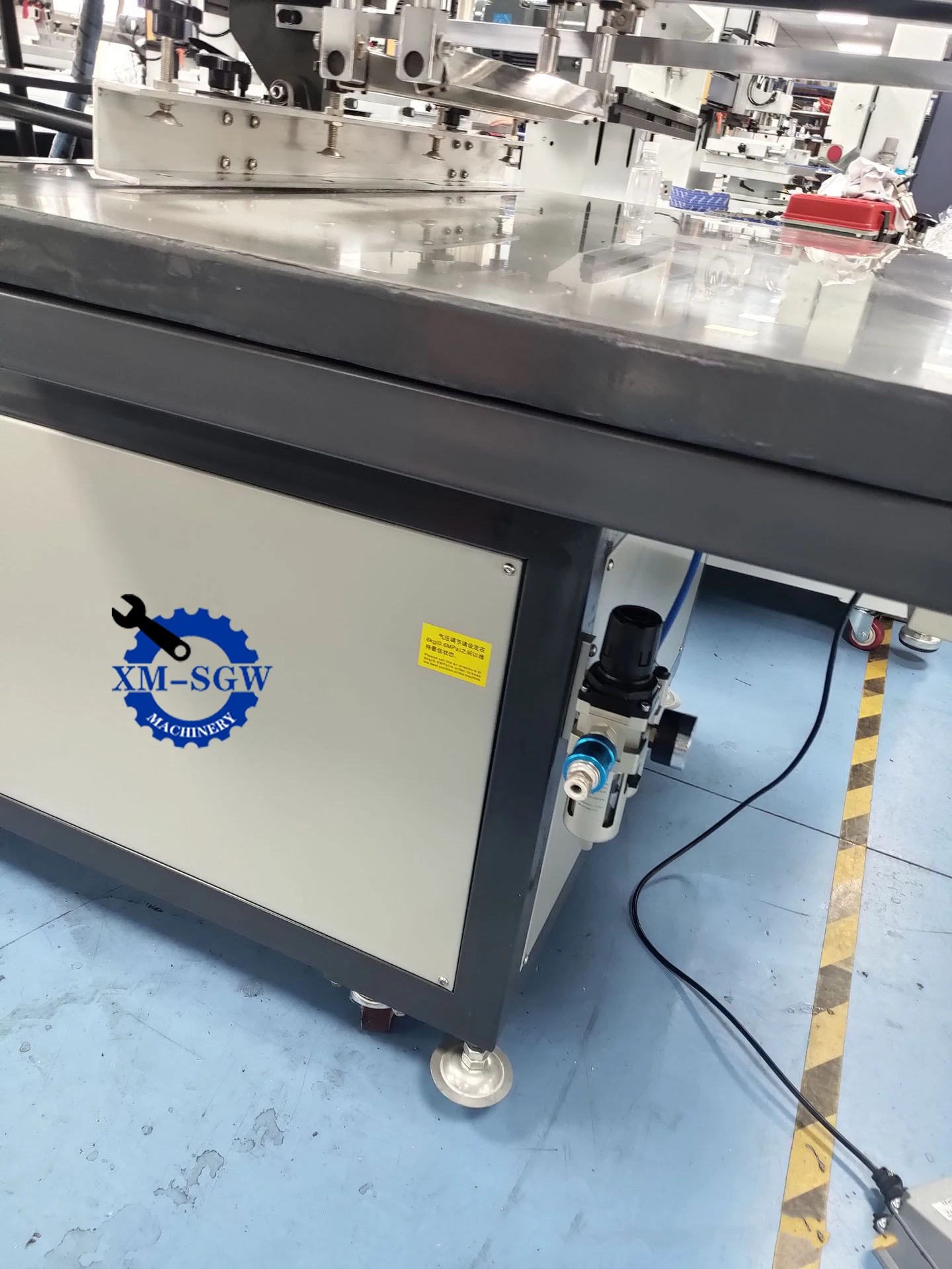 Factory Custom Oblique Arm Serigraphy Automatic Corrugated Cardboard Screen Printer Paper Flat Silk Screen Printing Machine