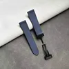 Cierre magnético azul oscuro y negro.