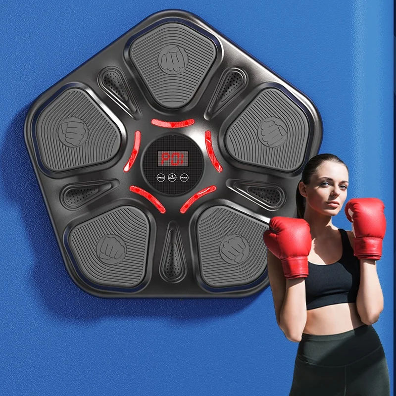 TUDEEN Music Boxing Smart Bluetooth Boxing Machine Wall Mounted Boxing Training Punching Equipment Home Workout