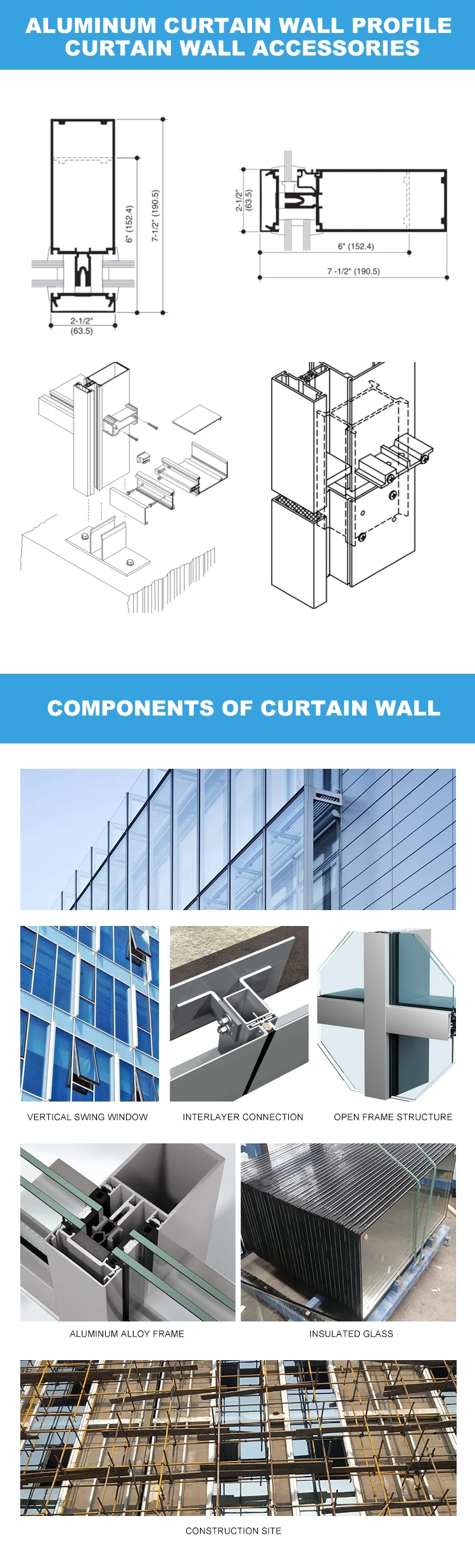 Curtain Wall With Aluminum And Glass Glass Curtain Wall Cost Per Square