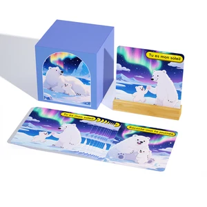 Manufacturer Customizes and Prints Multilingual Children's Motivation Cards Self-affirmation Customized Affirmation Cards