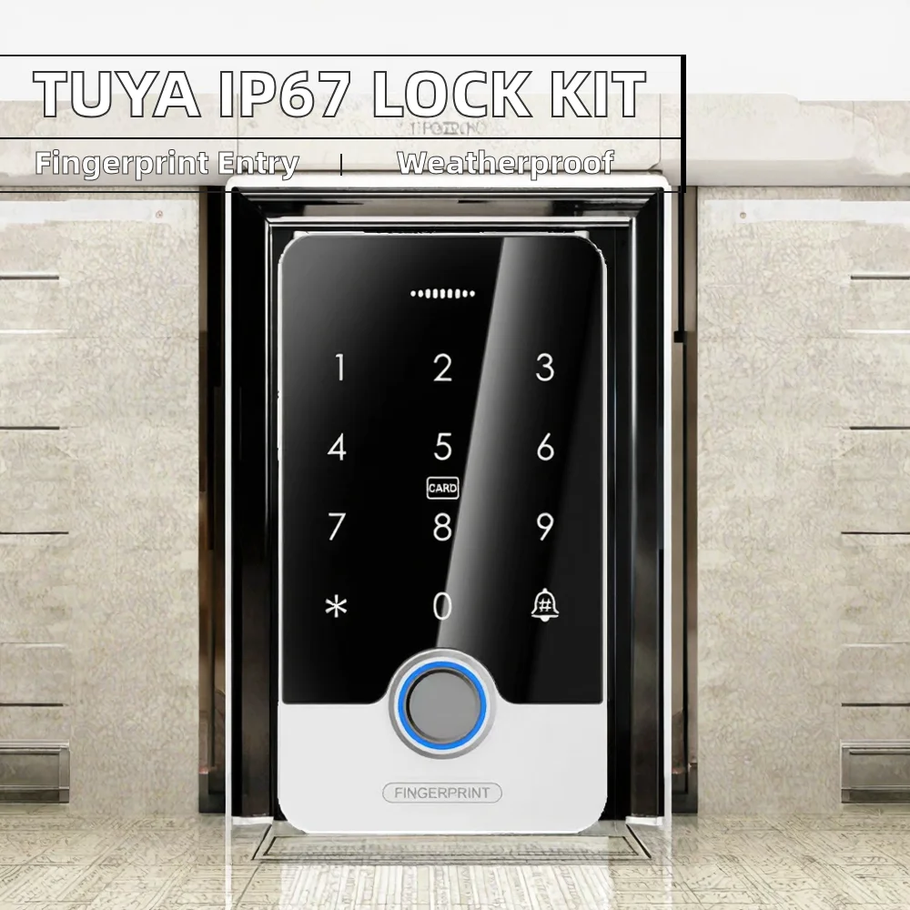 Ip67 Shutter Controller Outdoor IP67 Access Control Kit 180KG/280KG Electromagnetic Lock ...