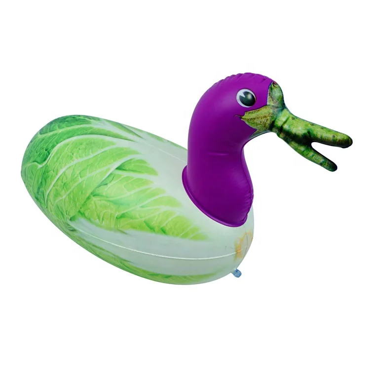 Kids Toy Trend Fresh Cabbage Duck Inflatable New Safe Valve 26\