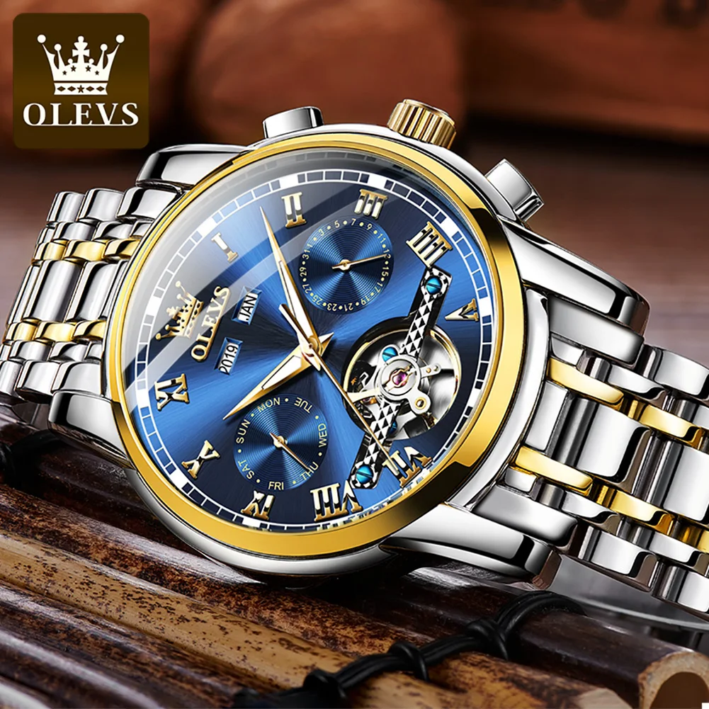 CIVO Mens Leather Analog Elegant Minimalist Design