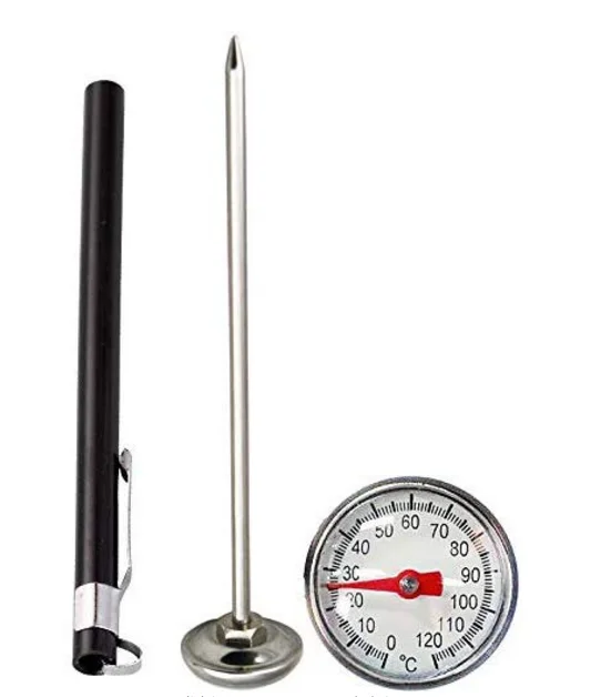 Large Dial, Dishwasher Save, Analog Instant Read Kitchen - BBQ Cooking  Thermometer