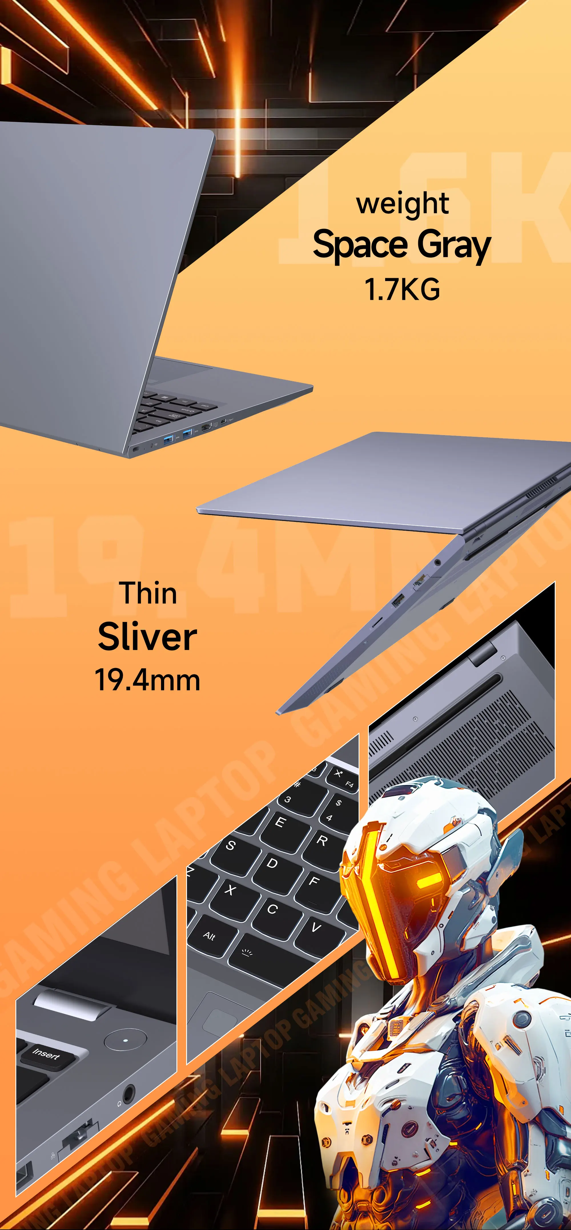 AMD R7 Cheap Gaming Laptop - 4.70ghz, 16GB RAM, 1TB SSD