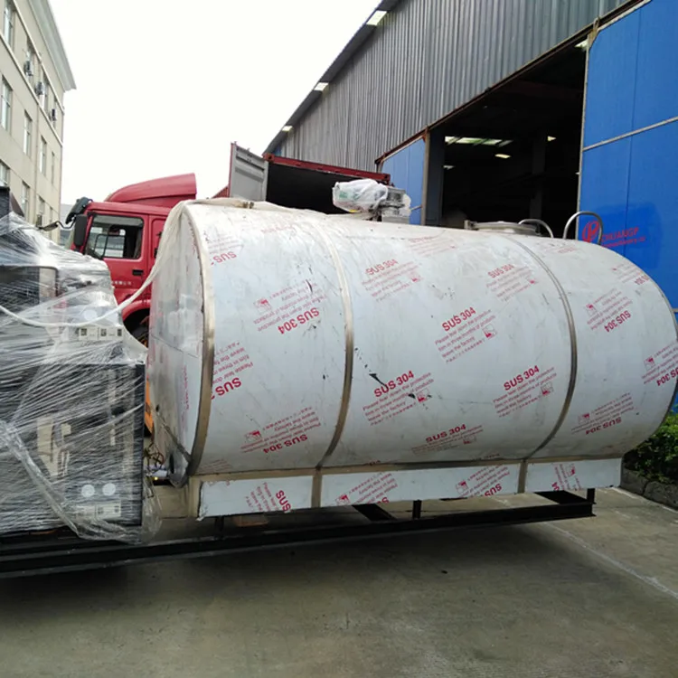 5000L Milk Cooling Tank With CIP Full Cleaning System