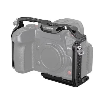 SmallRig Quick Release Cage for LUMIX GH7 / GH6 Camera Cage with Patented HawkLock Style Cold Shoe/NATO Rail/Quick