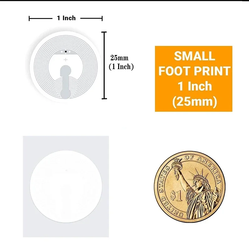 Sticker Rfd RFD NFC Stickers - Reliable RFID Tags for Asset Tracking