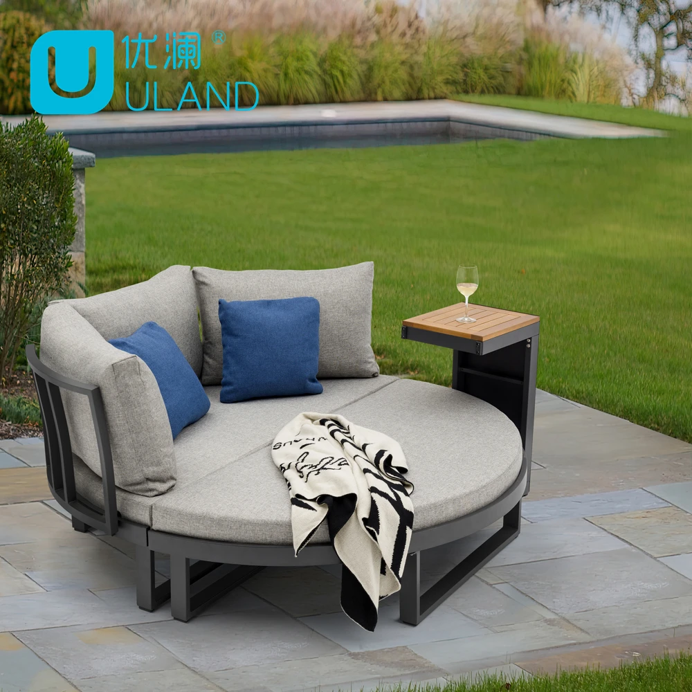 Outdoor Pool Couch Luxury Sunbed for Hotels Gardens