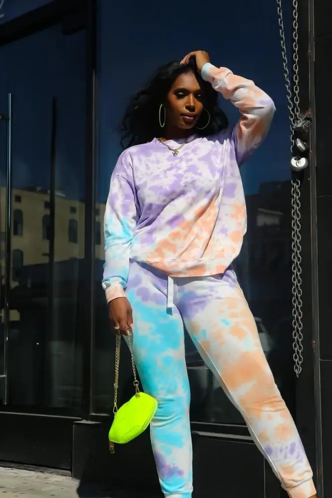 Conjunto De Joggers Informales Para Mujer,Pantalones De Dos Piezas  Teñidos,711342 - Buy Las Mujeres Tie Dye Set,Jogger De Las Mujeres,Las  Mujeres De Dos Piezas Pantalones Conjunto Product on Alibaba.com