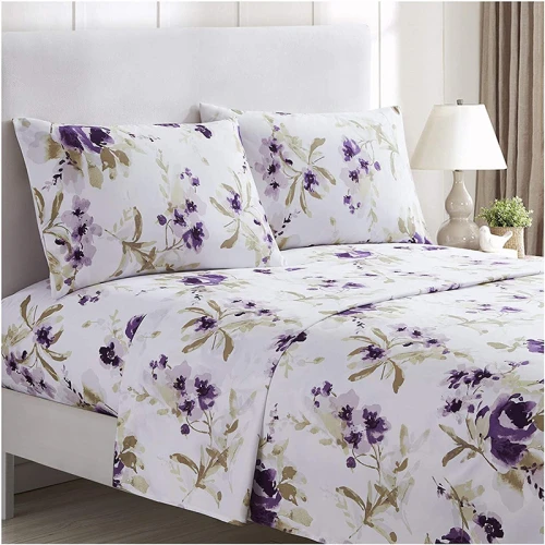 Luxury Size Full Set King Bed Sheet Set Microfiber Cheap Custom For Business