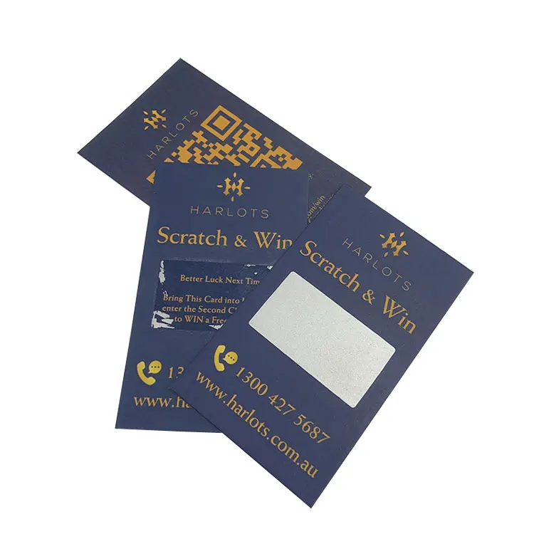 Free Design Personalized Custom Game Playing Naughty Scratch Card With Random Code