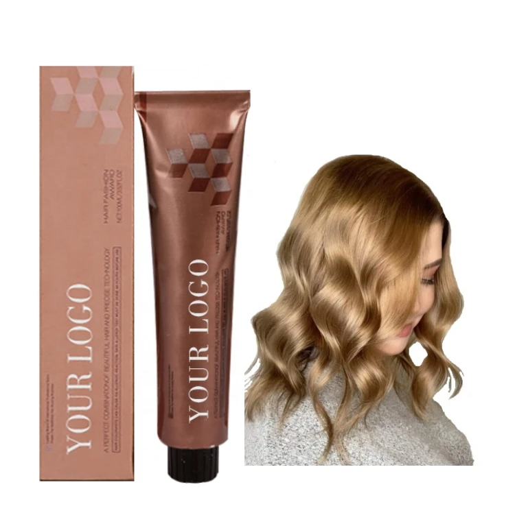 Professional Salon Free Sample Colorants Braids Dye Color Gray Coverage Champagne Hair Color Without Ppd