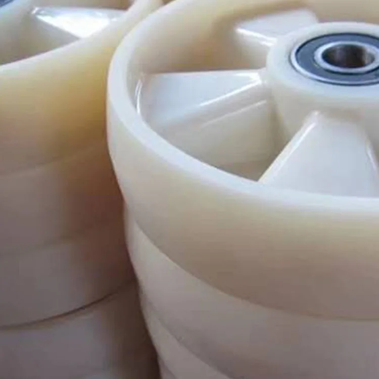 Conveyor Belt System Nylon Roller Shutter Wheels Low Water Absorption Universal Nylon Bearing