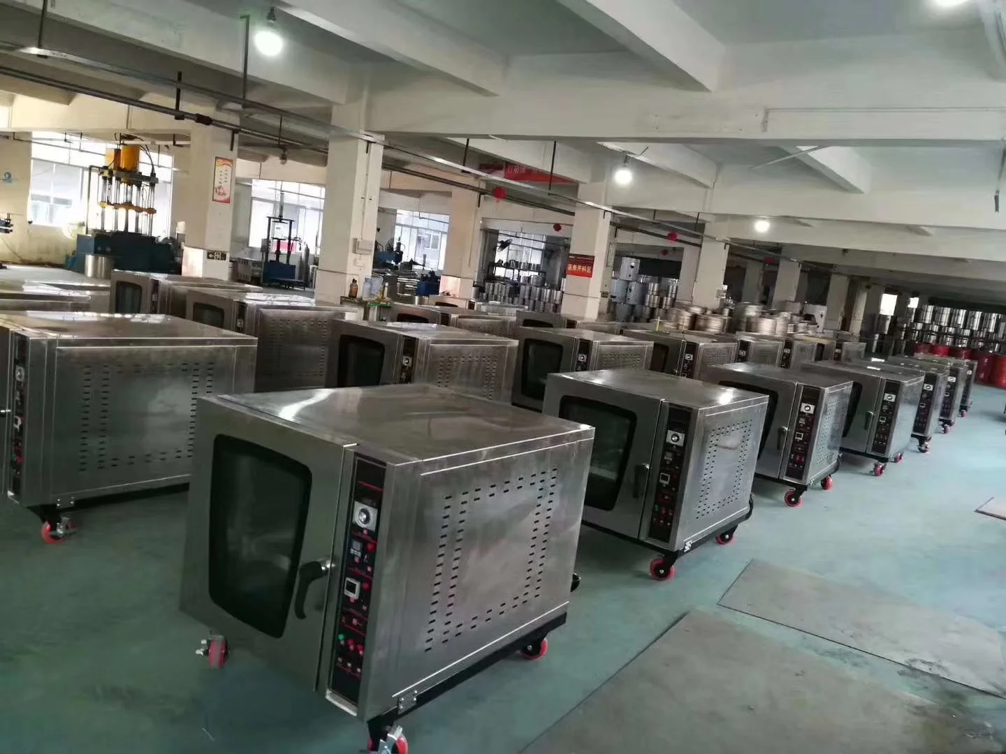 China Factory Multifunctional 10 Trays Countertop Electric Commercial Convection Oven with Under Shelf