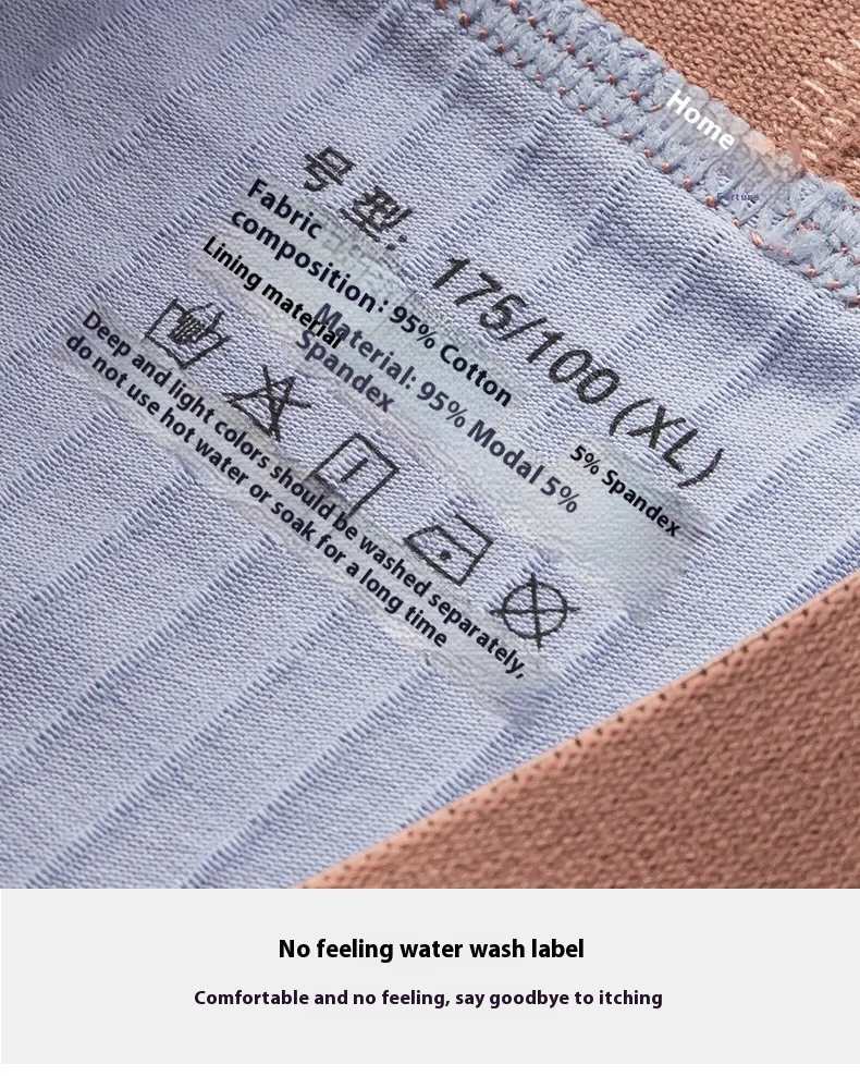 New Arrival Men's Underwear Breathable  Antibacterial Cotton Men's Boxer Briefs Cotton Men's Underpants Custom OEM Supplier