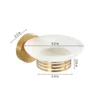 Gold single soap dish-SS304