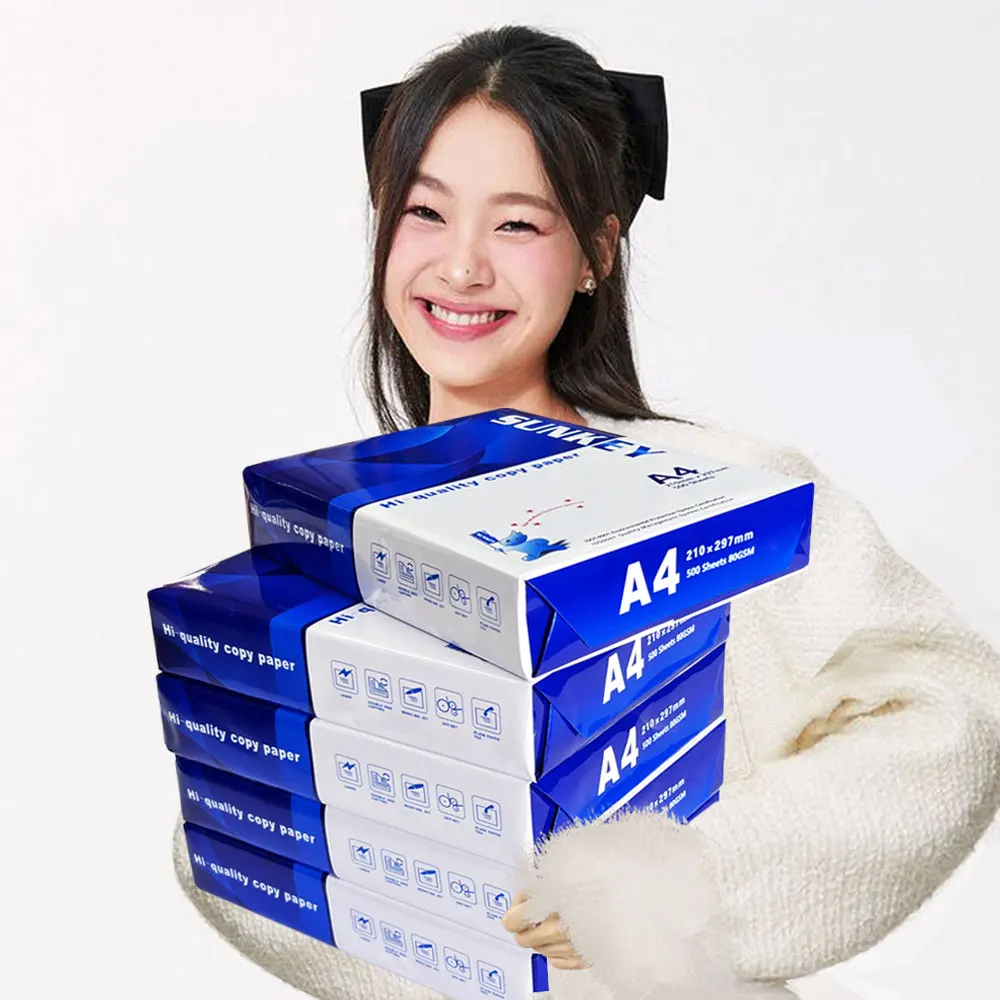 Verified a Grade  - Printer Copy Size Price A4 Paper 80 Gsm 75g 70g Gms Reem Office Paper Import From China in Thailand