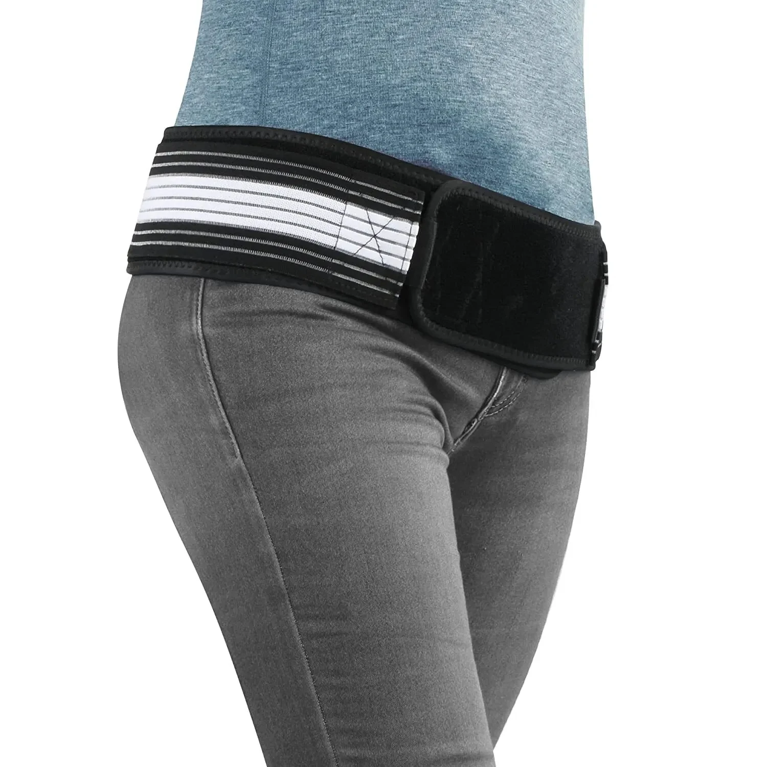 Sacroiliac SI Hip Belt For Women & Men - Adjustable Pelvic Support For Hip & Back Pain