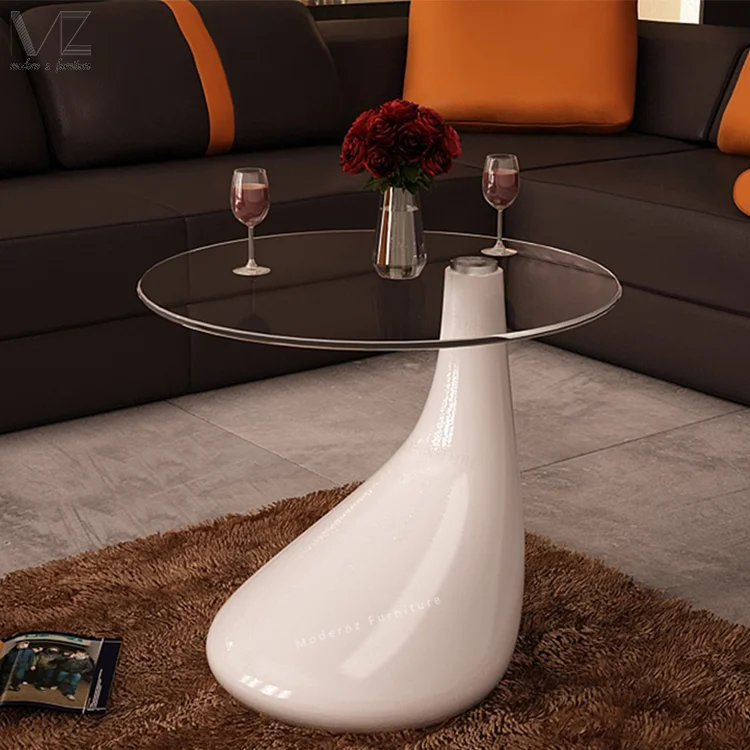 Scandinavian Contemporary Small Coffee Table Modern Fancy Small Home Side Table for Living Room