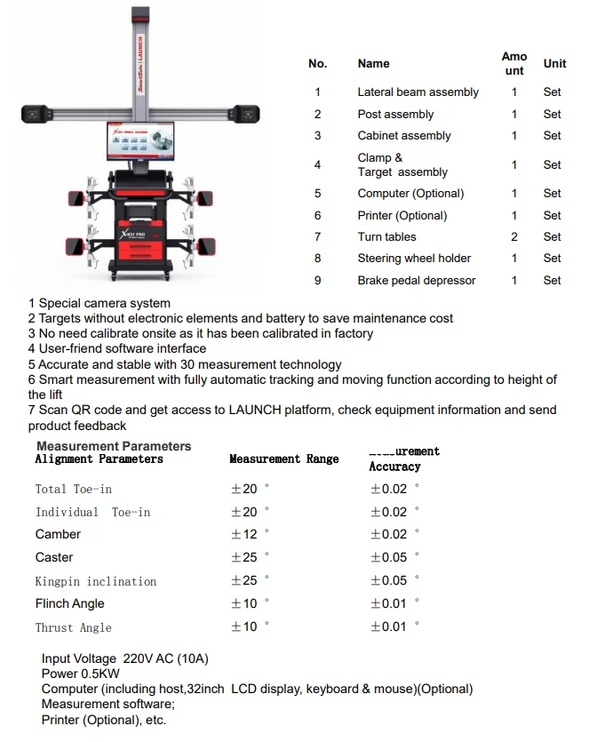 Launch X-831 Pro Ultra HD 3D Four Wheel Aligner - Intelligent Adaptive ...