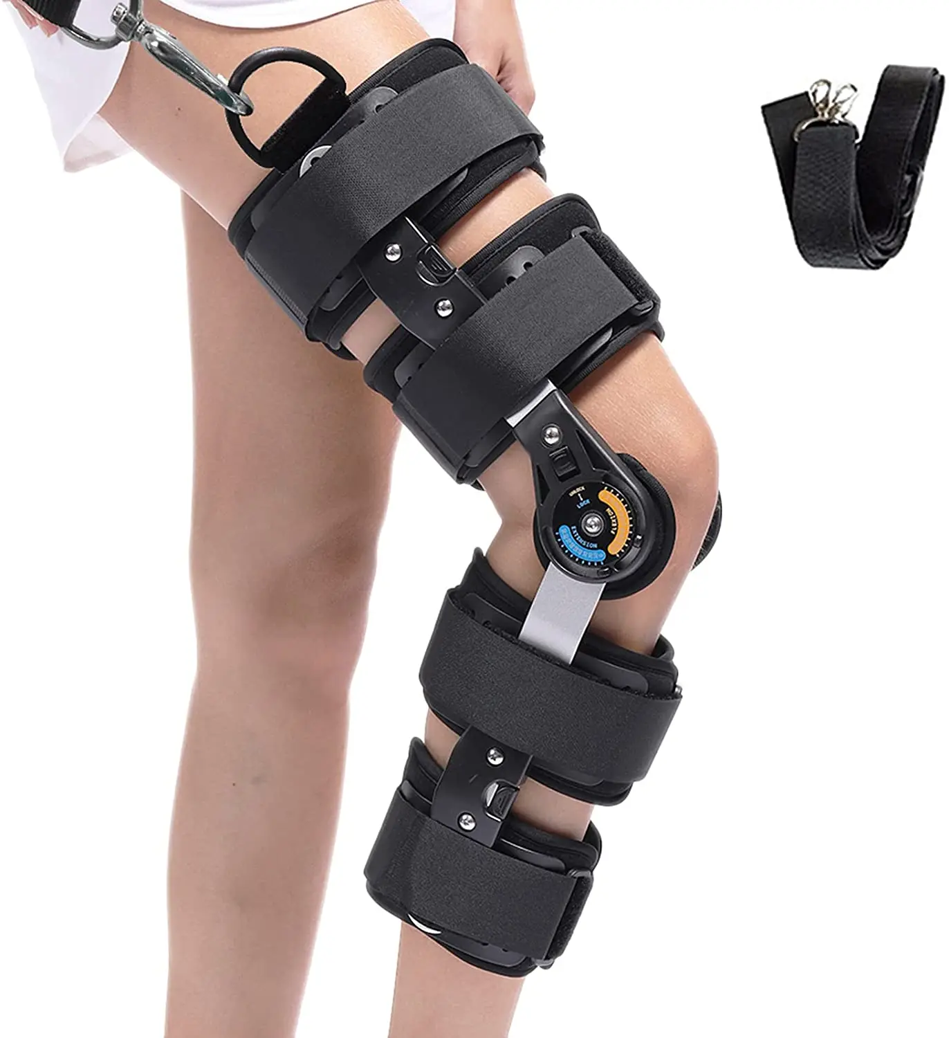 Бандаж на коленный сустав с металлическими шарнирами orto