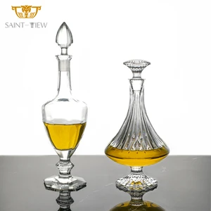 Multi-Purpose Crystal Decanter for Wine, Whiskey, and Spirits, Elegant Home Decor