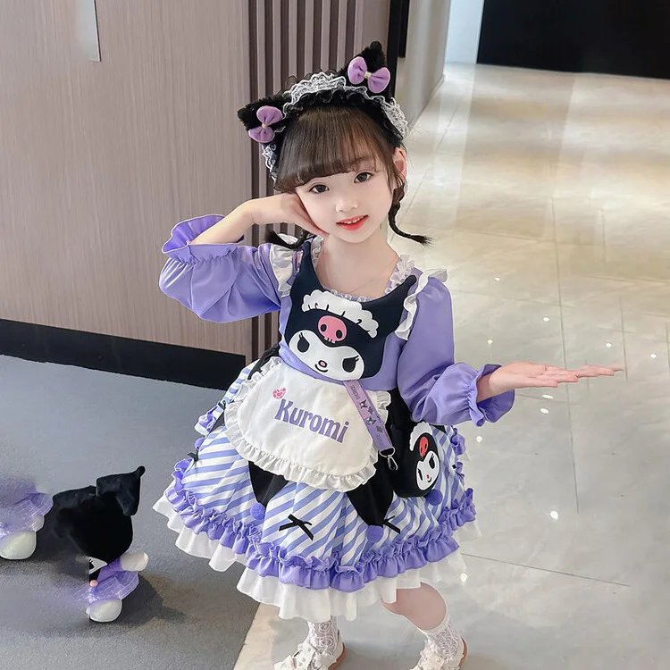 open lace back dress Licca Chan Doll Kawaii Dress-up X ECONECO Collaboration – Yorozuya Store main image 0