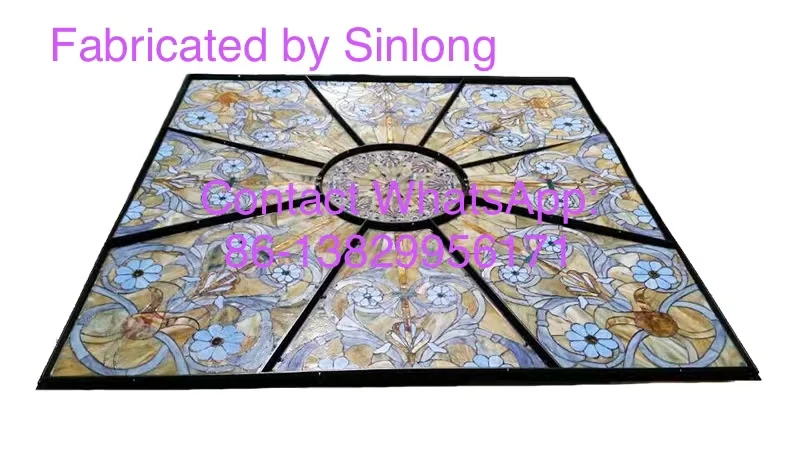 Gothic Stained Glass of Cathedral Window