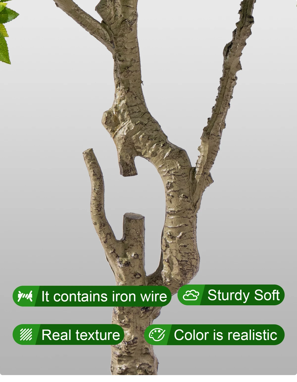 Simulated BigPieris Japonica Bonsai Indoor/Outdoor Christmas Decoration UV-Certified Green Leaf PE Artificial Plastic Tree UV manufacture