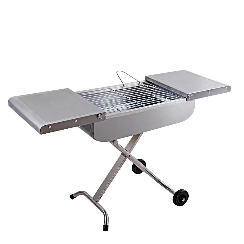 stainless steel camping big charcoal grill braziers