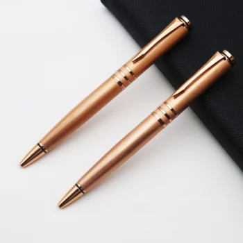 Factory Sale Hot Seller Has Black and Blue Color Ink Business Metal Material Ballpoint Pen With Cap