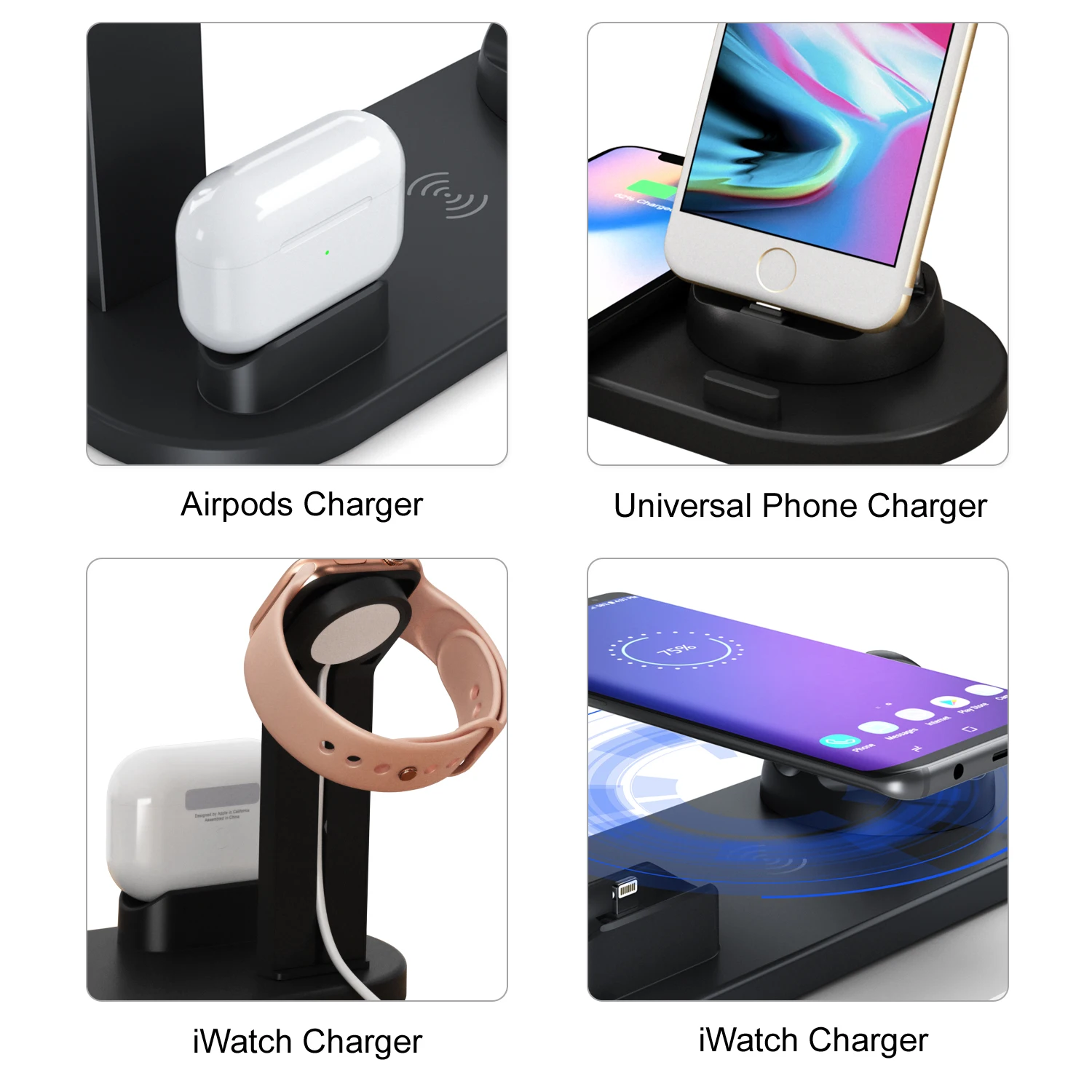 Hypergear Charging Dock Charger For Phone Airpods And Apple Watch