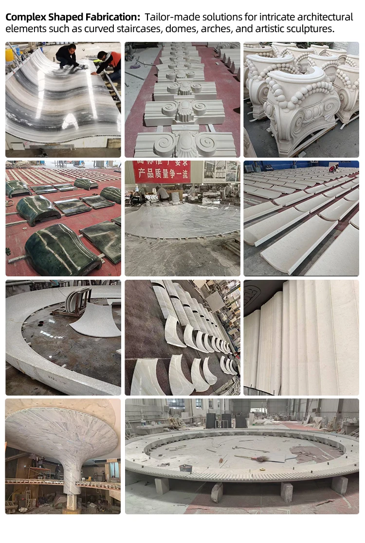 product modern style decoration 3d wall panel sevic white pure white marble stone tile laser cnc carving interioe design-7