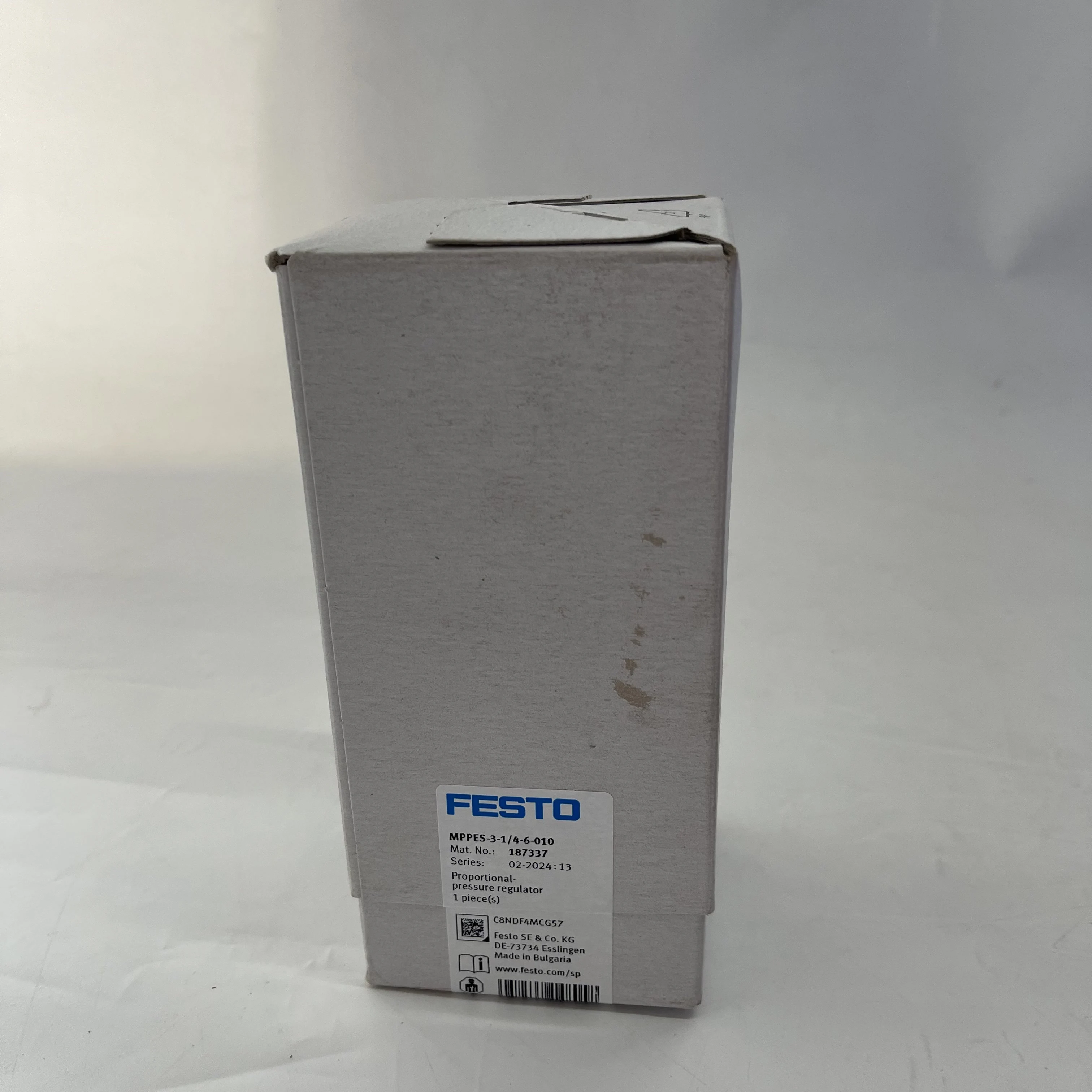 Festo Proportional Pressure Regulator MPPES-3-1/4-6-010 Festo Proportional Pressure Regulator MPPES-3-1/4-6-010
