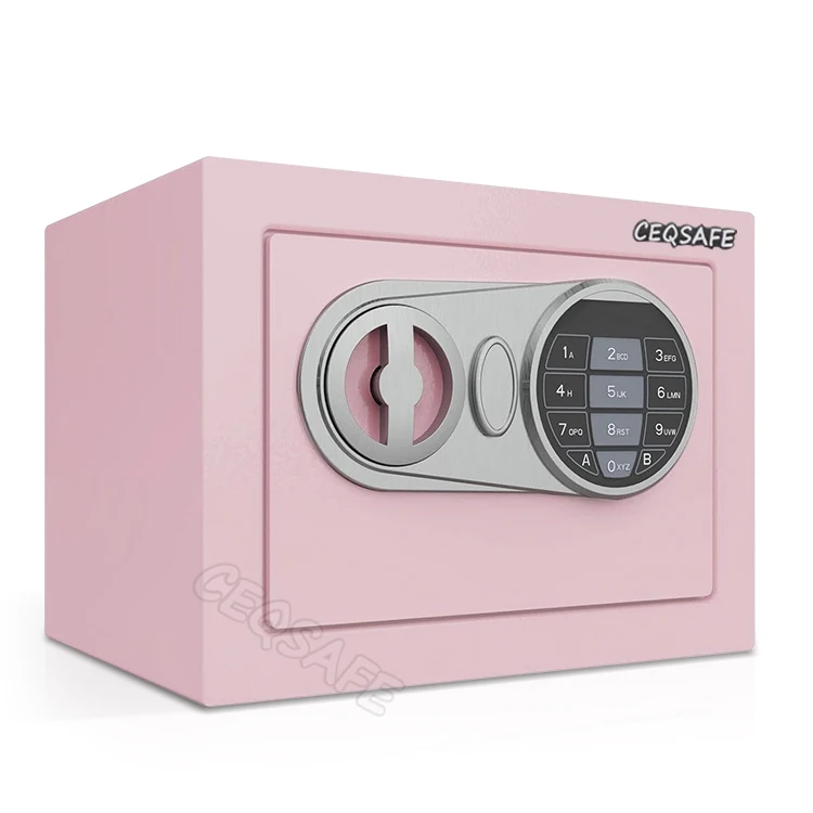 CEQSAFE Digital Security Mini Safe Stainless Steel Deposit Box for Money Home Office Hotel