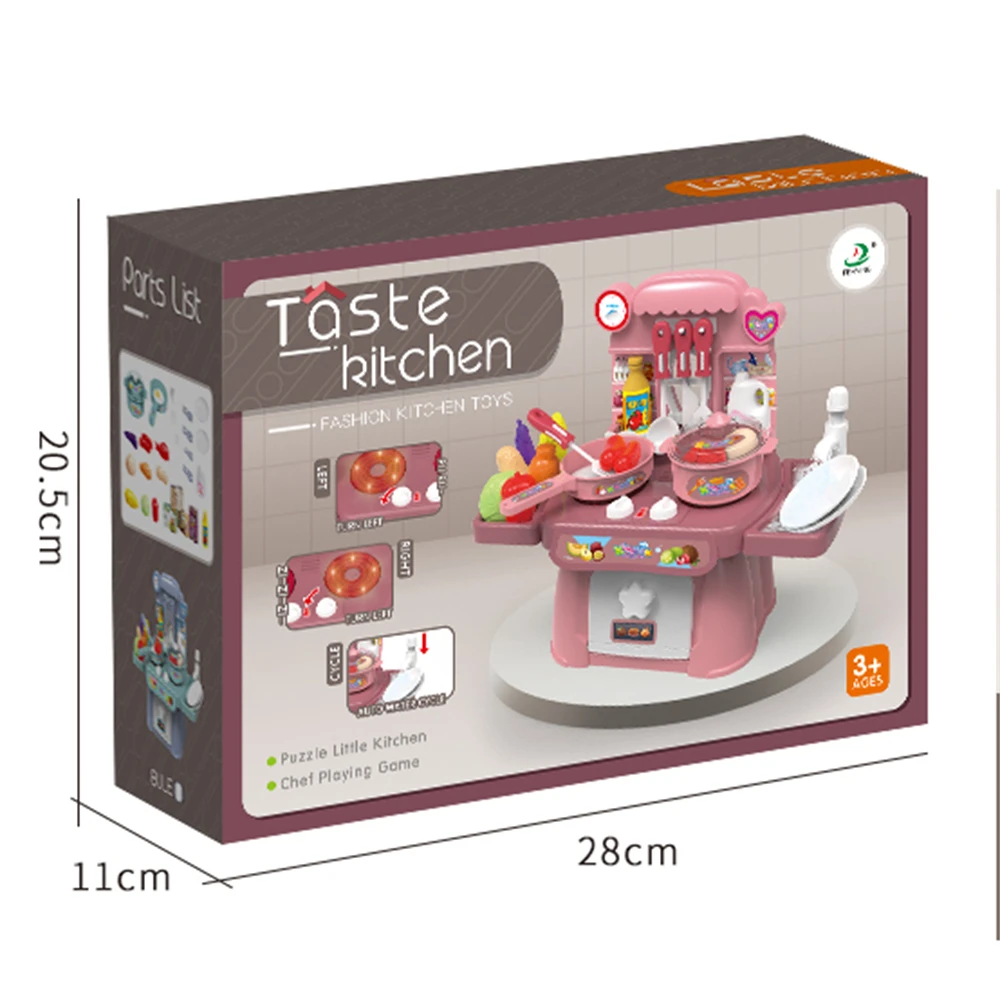 Креативный подарок на день рождения, «сделай сам», девушки, ролевые игры, имитация еды, кухонная посуда, мини-игрушки, настоящий набор для приготовления пищи для детей