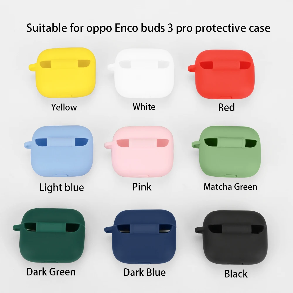 Custodia Ultrasottile In Silicone Per OPPO Enco Buds2 Pro – Antiurto, Resistente Ai Graffi, Verde Militare - 4