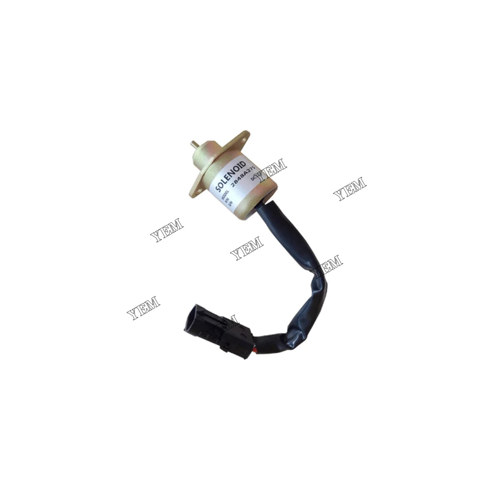 Machinery SA-4934-24 24V Fuel Flameout Solenoid for Perkins 700 Series Engine 2848A279 24V Fast Delivery Engine Parts