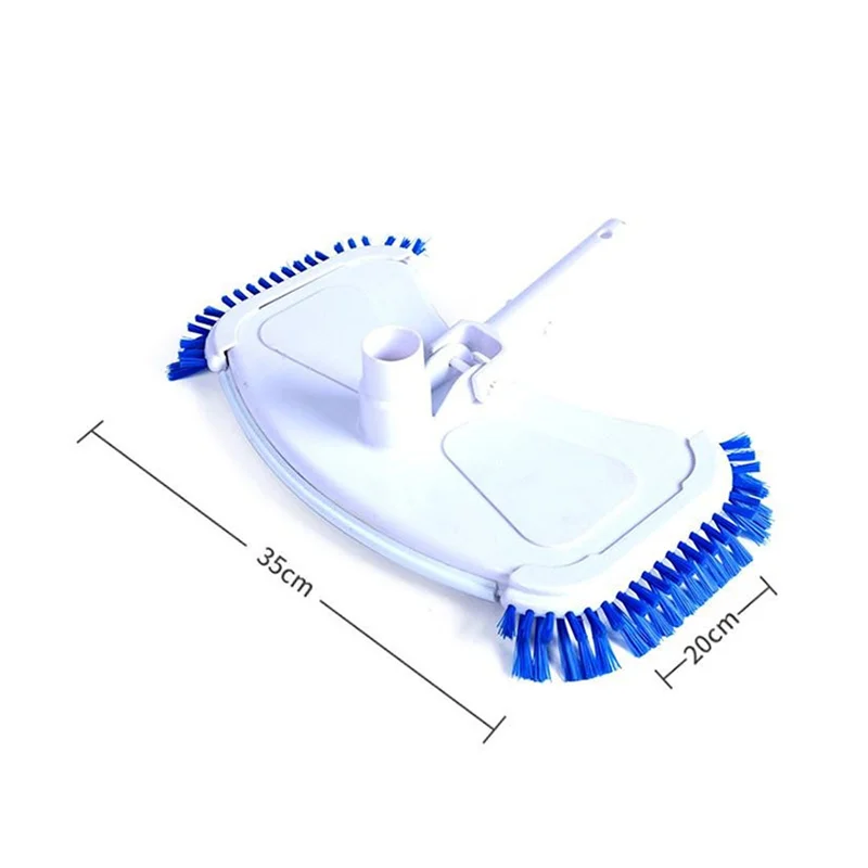 Уличная щетка для очистки бассейна, пола, ванной, душа, инструменты, прочный изогнутый пылесос, всасывающая головка
