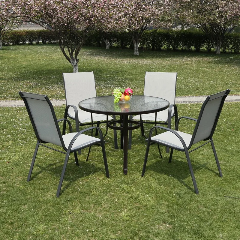 Modern Cast Aluminum Patio Garden Furniture Poland Rattan Garden Furniture Set Outdoor Garden Furniture