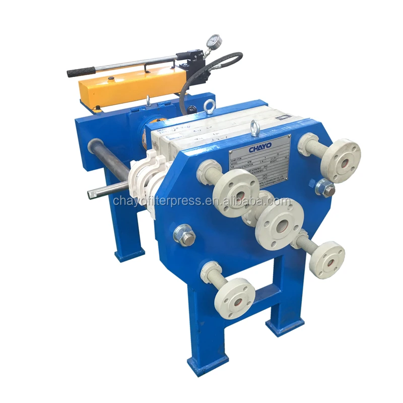 China High Quality Small Diaphragm Filter Press Maple Syrup Small Filter Press Machine