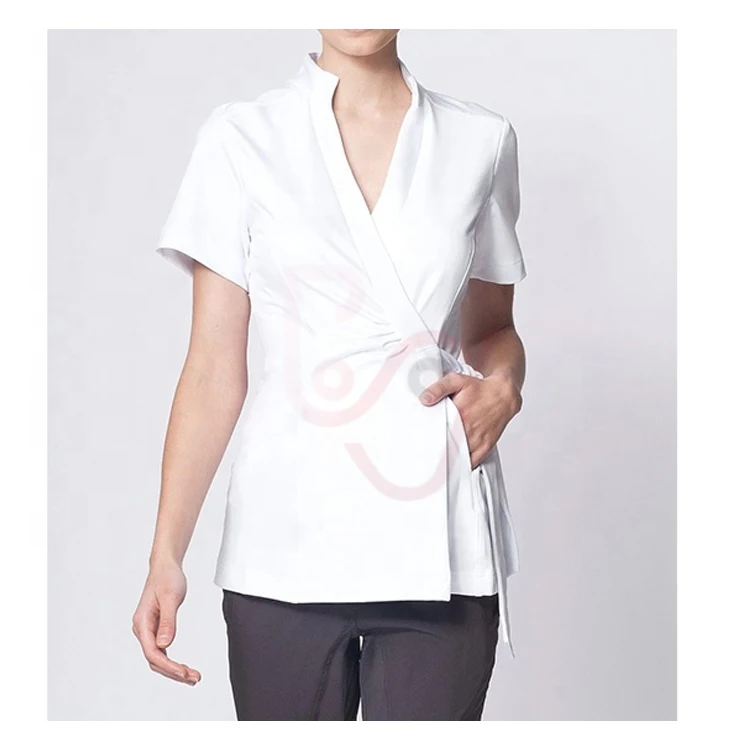 Latest Style Custom Stylish Uniform Beauty Salon Spa Uniform for Lady