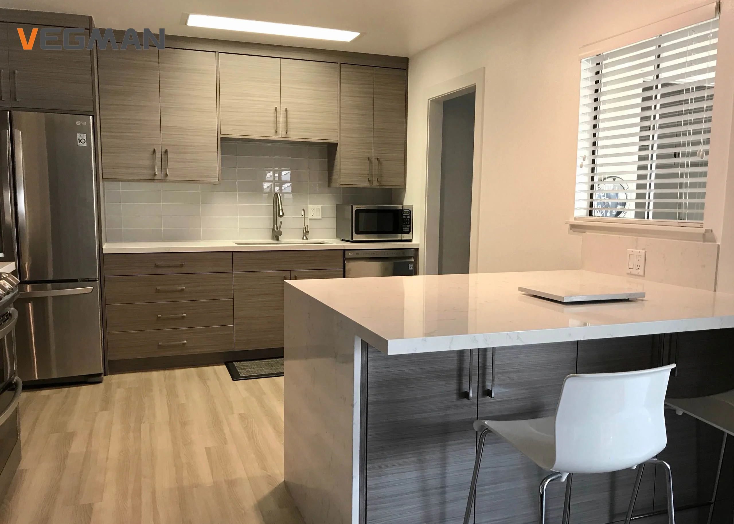 Affordable Wholesale Complete Melamine Kitchen Units Set Modern