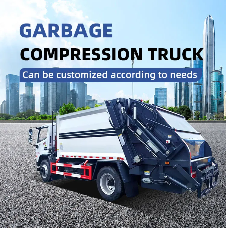 Dongfeng Garbage Compactor Truck Heavy Compressed Garbage Truck for ...