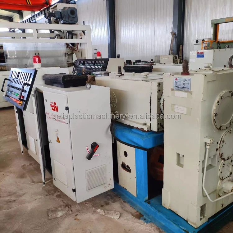 Second Hand UPVC Drip Irrigation/Conduit Cable/Layflat/Sewage Pipe Extruder/Plastic Tube Extrusion Line/PVC Hose Making Machine