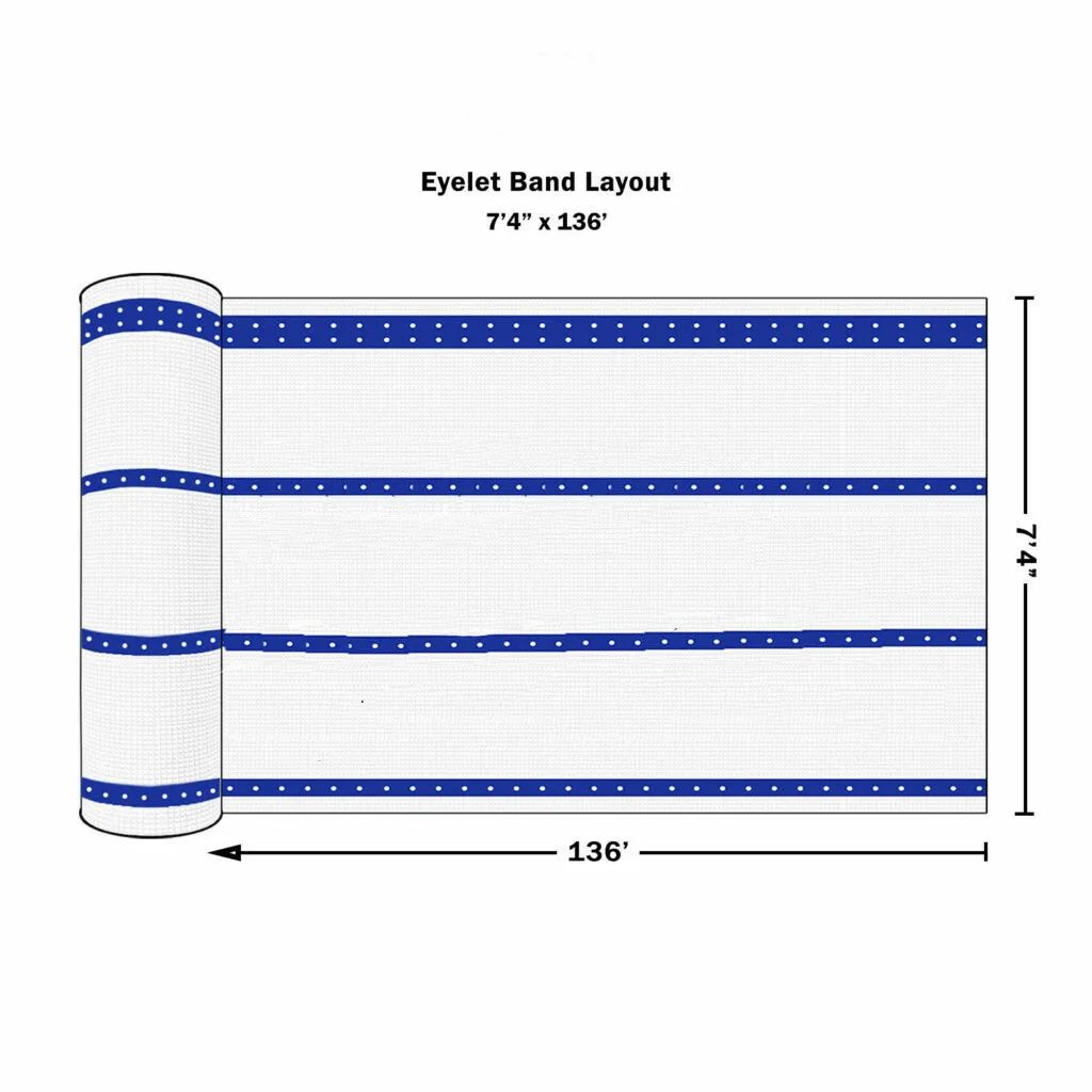 10 Feet X 100 Feet UV Treated Scaffold Sheeting PE Reinforced Poly Fabric for Weather Protection in Construction manufacture